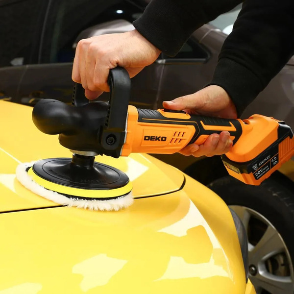 Полировальная машина Deko DKCP20 Max 063-2211 (без АКБ)