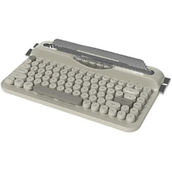 Компьютерная клавиатура AJAZZ AF84 (бело-серая)