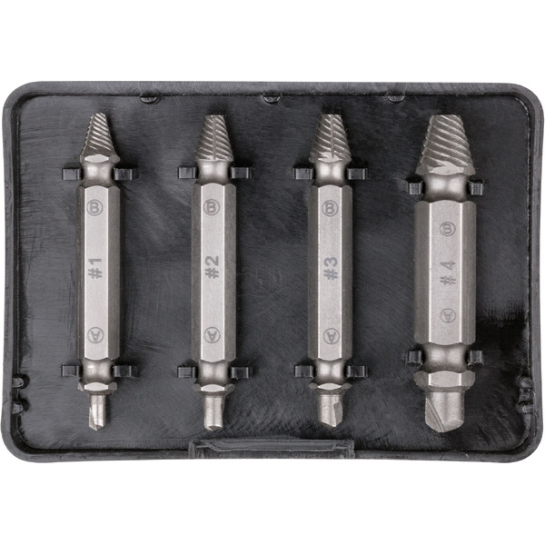 Набор экстракторов FIT Профи S2 сталь 36452 (4шт)