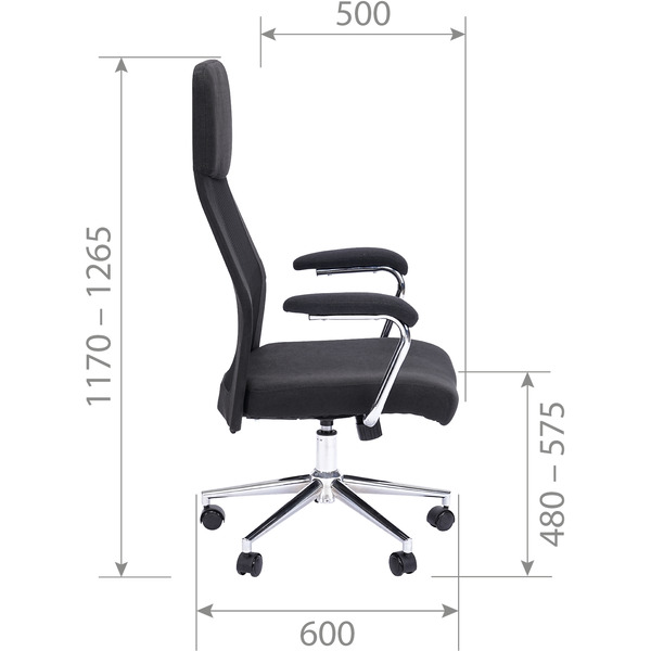 Кресло офисное Chairman CH621 (черный)