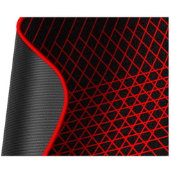 Напольный игровой ковер Defender Cybe 1020*1220*4мм, черный (50569)