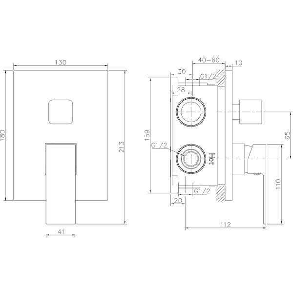 Смеситель Lauter Trim 21CK189C-516-3