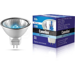 11469 JCDR 35W GX5.3 COOL (Эл.лампа галоген.с защ.стеклом, 220V, 50mm, 2000 часов) Camelion