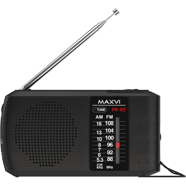 Радиоприемник Maxvi PR-3 (черный)