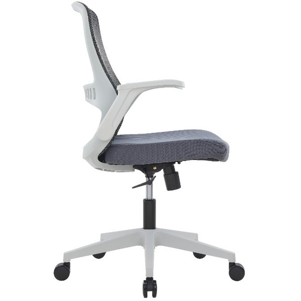 Кресло компьютерное SitZone CH-526B сетка/ткань, серый, крестов. пластик