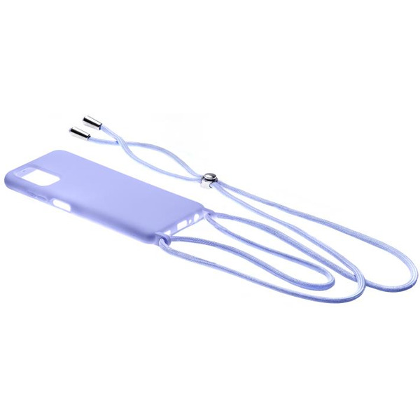 Бампер Bingo Lanyard для Samsung Galaxy A03s (фиолетовый)