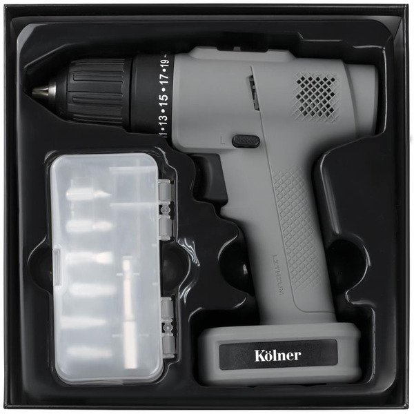 Дрель-шуруповерт Kolner KCD 12/2BL Graphite (кн12-2блс)