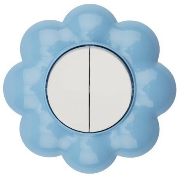 Выключатель двухклавишный KRANZ HAPPY Цветок KR-78-0627