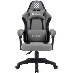 Игровое кресло Defender Lumen серый/черный (64027)