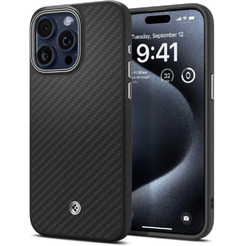Чехол для телефона Spigen Enzo Aramid для iPhone 15 Pro ACS07045 (черный)