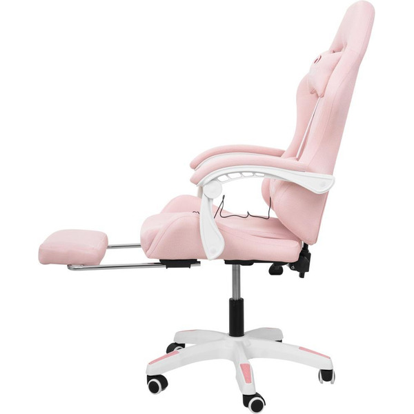 Вибромассажное кресло Calviano 1584 (розовая ткань)