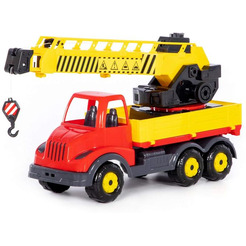 Автомобиль-кран с поворотной платформой Полесье 56535 Муромец