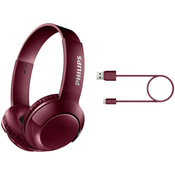 Наушники Philips Bass+ SHB3075RD/00