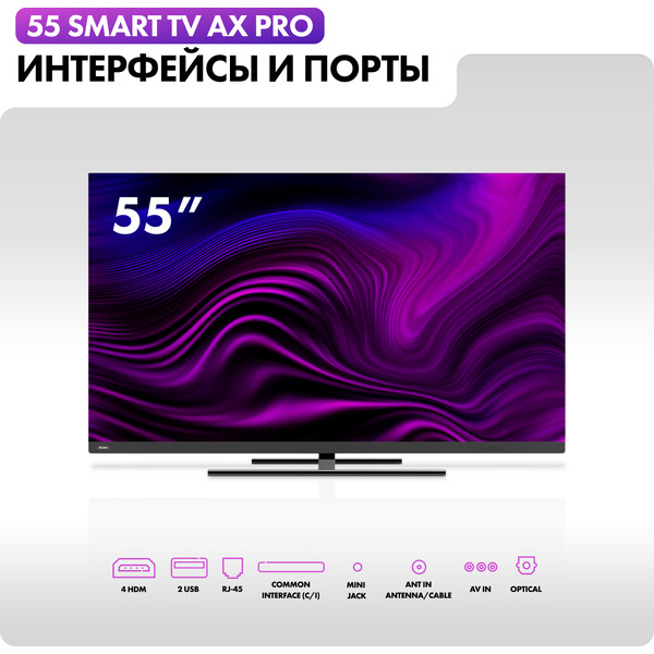 Телевизор Haier 55 Smart TV AX Pro