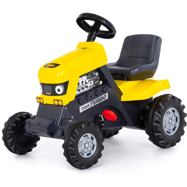 Каталка-трактор с педалями Turbo с полуприцепом Полесье 89328