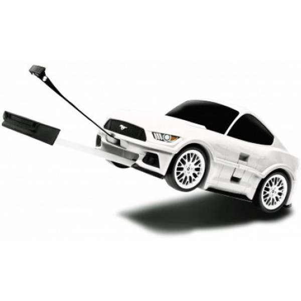 Детский чемодан RIDAZ Ford Mustang GT (белый)