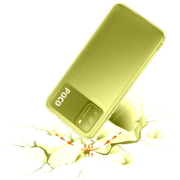 Бампер Bingo TPU 2.0mm для XIAOMI Redmi 9T/POCO M3 Желтый