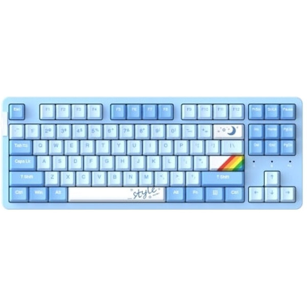 Клавиатура Dareu A87X (синий/белый)