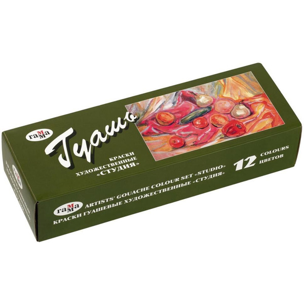 Гуашь Гамма Студия 221029 (12 цв)