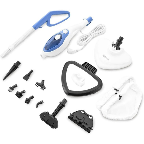 Паровая швабра KITFORT KT-1004-1 голубой