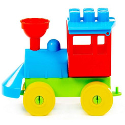 Конструктор Полесье Юный путешественник 55231 Паровоз