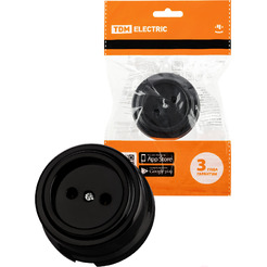 Розетка TDM Electric Виви SQ1820-1211 (черный)