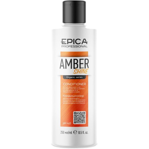 Кондиционер для восстановления и питания EPICA Professional Amber Shine ORGANIC 250 мл. 91319