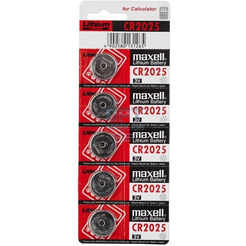 Батарейка Maxell CR2025 5 шт. 80131265