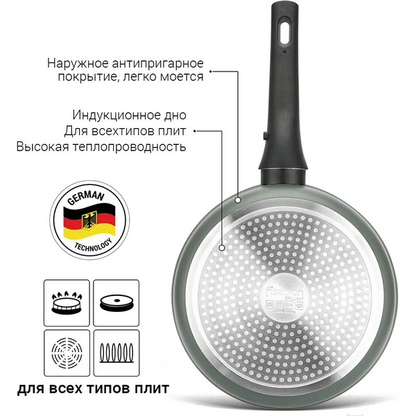 Сковорода Fissman Brilliant 14384