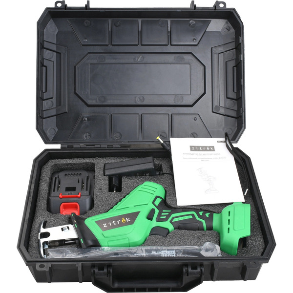 Сабельная пила Zitrek ZKHS20 084-1073 (с 2-мя АКБ, кейс)