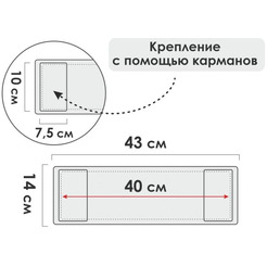 Сменная насадка для швабры PERFECTO LINEA 44-432019
