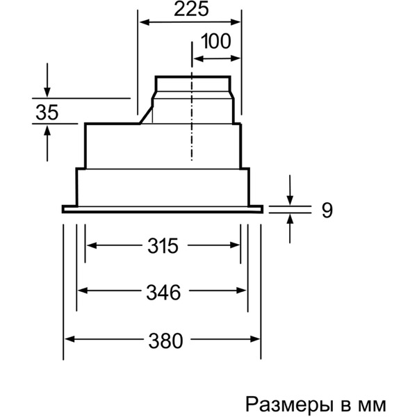 Вытяжка Bosch DHL555BL