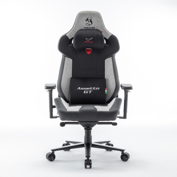 Кресло компьютерное EVOLUTION ASSETTO GT Monza Black-Grey