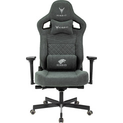 Кресло игровое Бюрократ Knight Hunter (серый Alfa 44)