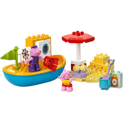 Конструктор LEGO DUPLO 10432 Путешествие Свинки Пеппы на кораблике