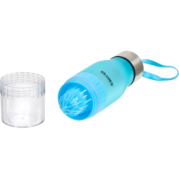 Бутылка для воды с соковыжималкой BRADEX SF 0521 (голубой)