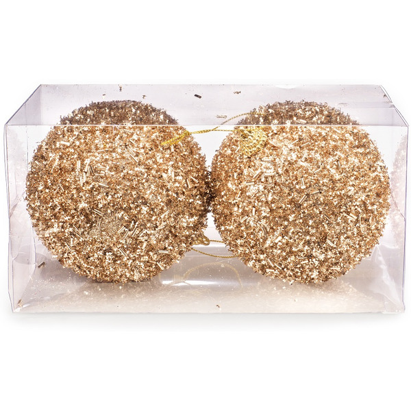 M87-22 Набор новогодних шаров Декор 2шт Ausini
