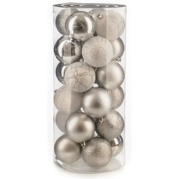 Набор новогодних шаров Ausini VT25-04021-2