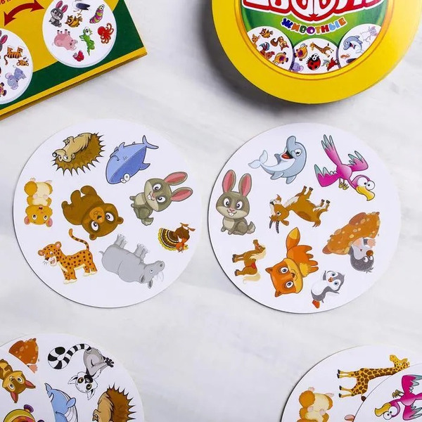 Настольная игра Лас Играс Дубль. Животные / 2579447