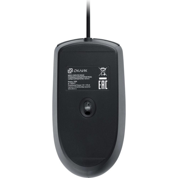 Мышь OKLICK 100M (черный)