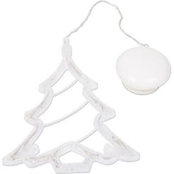 Фигура светодиодная "Елочка" на присоске с подвесом, ЗЕЛЕНЫЙ NEON-NIGHT