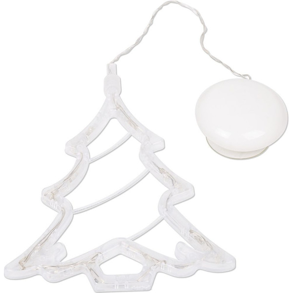 Фигура светодиодная "Елочка" на присоске с подвесом, ЗЕЛЕНЫЙ NEON-NIGHT