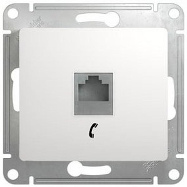 Розетка телефонная Systeme Electric Glossa GSL000181T