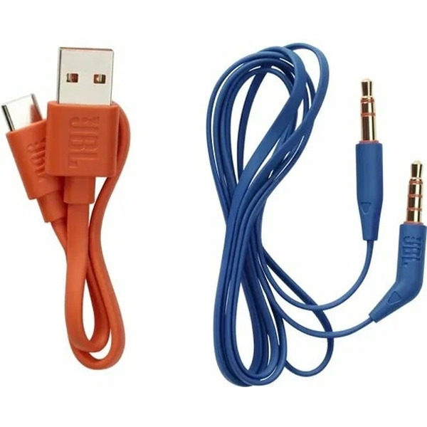 Детские накладные беспроводные наушники JBL JR460NC (JBLJR460NCBLU) синий