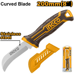 Изогнутый нож монтажника INGCO HPK82001