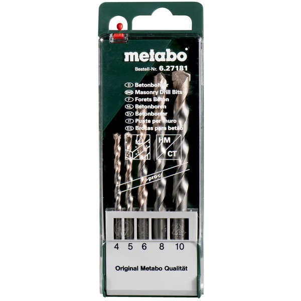 Набор сверл Metabo 627181000 (5 предметов)