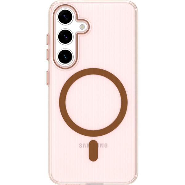 Задняя накладка CASE Translucent Strip Samsung Galaxy S24, золотой