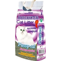 Наполнитель для туалета Pussy Cat комкующийся 10 л