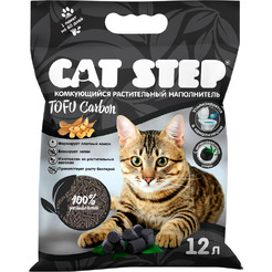 Наполнитель для туалета Cat Step Tofu Carbon 12 л