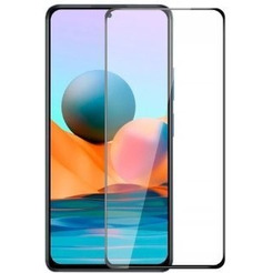 Защитное стекло CASE 3D для Xiaomi Redmi Note 10 (4G) (черный глянец)